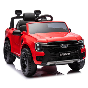 12V children's car remote control, authorized Ford Ranger, 2WD suitable for children aged 3-6. Red - V.I.P Digital Presence