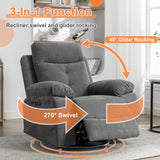 270 degree rotating electric lounge chair with Bluetooth speaker, LED light, telescopic foot pedal adjustable backrest DG - V.I.P Digital Presence