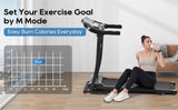 Home folding treadmill with pulse sensor, 2.5-horsepower silent brushless motor, 3-level tilt, 12 preset programs - V.I.P Digital Presence