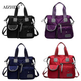 Multiuse Women Waterproof Handbag Nylon Tote Fashion Messenger Crossbody Bags for Women Top-Handle Shoulder Purse Travel Bag - V.I.P Digital Presence