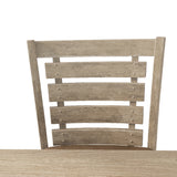 Set of 2 Dining Counter Height Chairs Modern Farmhouse Rustic Look Distressed Design Ladderback Solid Wood - V.I.P Digital Presence
