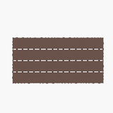 2FT terrace tiles, DIY module interlocking terrace tiles, quick installation of courtyard tiles, 24 pieces in red brown color - V.I.P Digital Presence