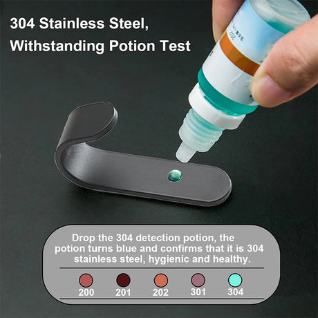 12Pcs Self Adhesive Hooks Heavy Duty Stainless Steel Wall Hooks Waterproof Sticky Hooks Bathroom Hang Towels Keys Coat Bags - V.I.P Digital Presence