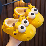 Autumn and winter baby cotton slippers for boys and girls, warm and plush bag with cotton cover and waterproof large, medium, and small children cotton slippers - V.I.P Digital Presence