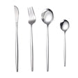 Portuguese Stainless Steel Knife Fork Spoon Golden Steak Knife Fork Set Four-Piece Tableware Set - V.I.P Digital Presence