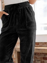 Drawstring Pants with Pockets - V.I.P Digital Presence