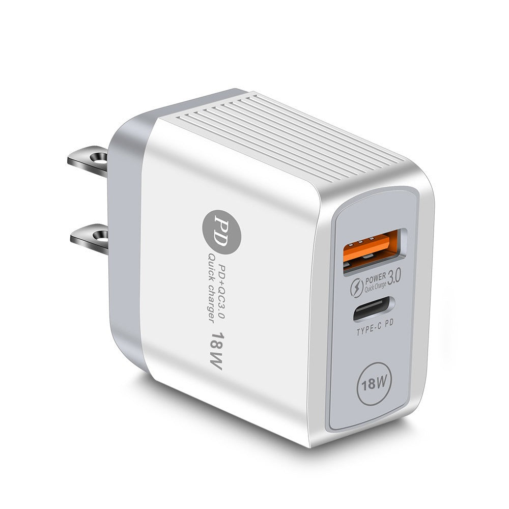 18W PD+QC3.0 fast charging charger with Type-c QC3.0 fast charging head - V.I.P Digital Presence