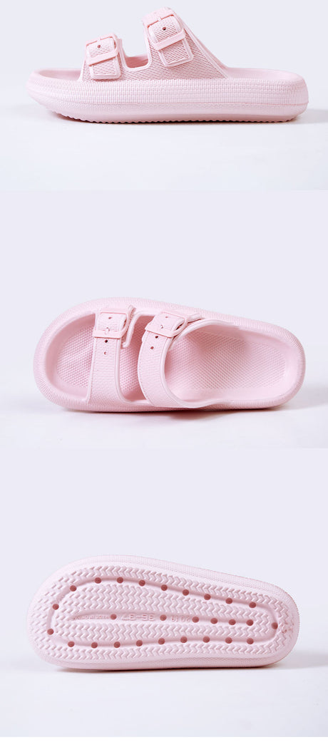 Thick soled slippers Summer home bathroom anti slip and fecal feeling Soft soled couple EVA slippers Male - V.I.P Digital Presence