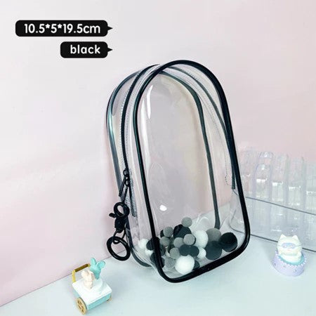 Labubu storage bag PVC high transparency thickened outdoor bag Xingdailu cotton doll exhibition walking bag labubu - V.I.P Digital Presence