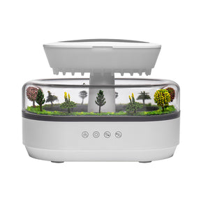 Smart Cool Mist Raindrop Air Humidifier for Garden Landscape Christmas Tree White Noise Oil Aroma Diffuser Portable - V.I.P Digital Presence