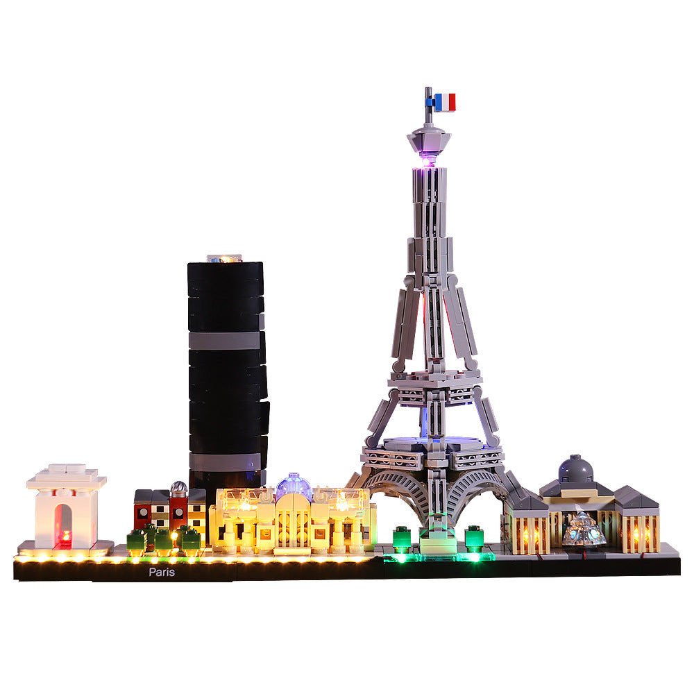 Vonado lighting is compatible with LEGO 21044 building blocks, skyline, Paris city LED lighting accessories set - V.I.P Digital Presence
