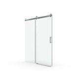 68 to 72 inches wide x 76 inches high frameless soft closing shower door 3/8 inches (10mm) thick brushed nickel solid glass 22D0 - V.I.P Digital Presence