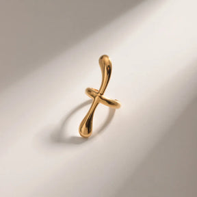 18K Gold-Plated Stainless Steel Cuff Earrings - V.I.P Digital Presence