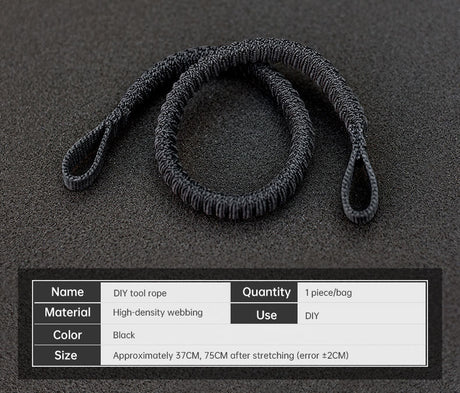 Func. tool rope, equip. tools, phone anti-loss hooks, bag & pant dec. ropes - V.I.P Digital Presence