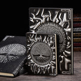 A5 relief notebook, retro PU notebook, handmade diary, business notebook - V.I.P Digital Presence