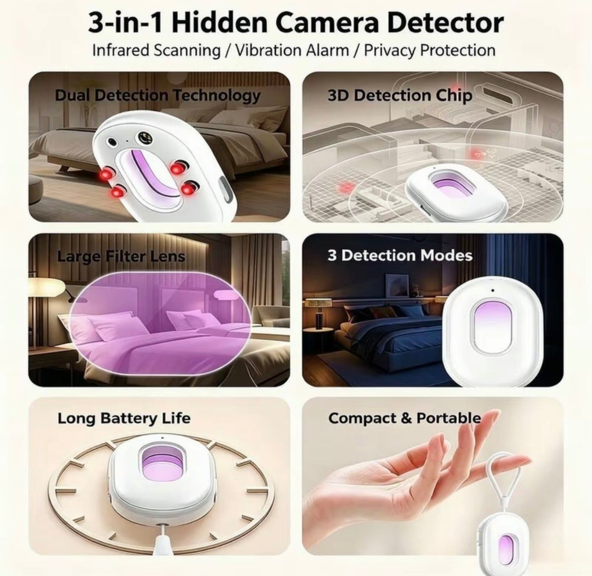 SpyShield Hidden Camera Detector