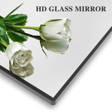 40x30 Inch modern bathroom mirror with storage rack rectangular mirror bathroom living room bedroom hanging mirror - V.I.P Digital Presence
