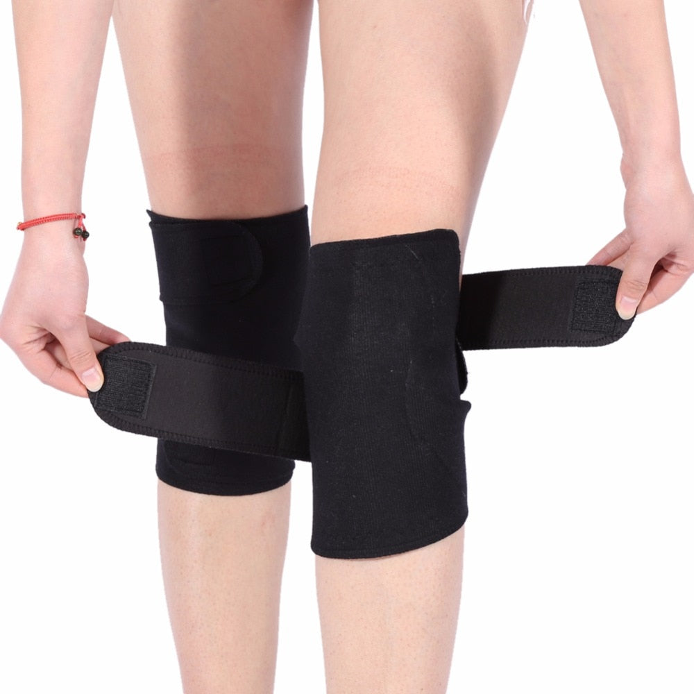 1 Pair Tourmaline Self Heating Knee Pads Magnetic Therapy Kneepad Pain Relief Arthritis Brace Support Patella Knee Sleeves Pads - V.I.P Digital Presence