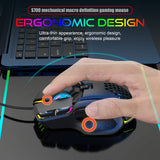 Gaming gaming mouse macro programming cool RGB lighting 12800 DPI adjustable mechanical mouse - V.I.P Digital Presence