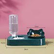 Pet bowls save space reduce flipping wet mouth cat bowls pet automatic water dispensers pet food bowls dog bowls - V.I.P Digital Presence
