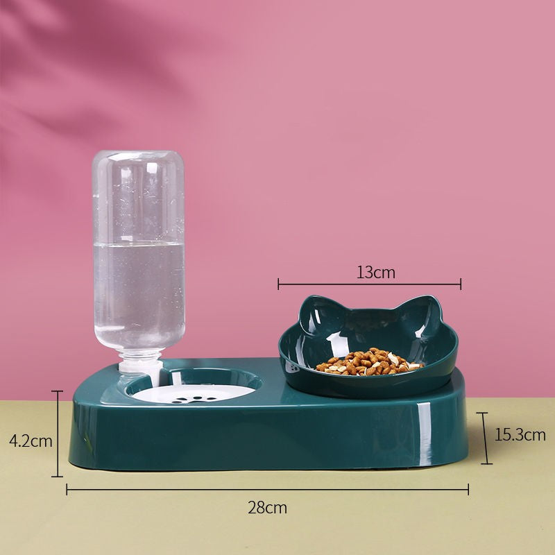 Pet bowls save space reduce flipping wet mouth cat bowls pet automatic water dispensers pet food bowls dog bowls - V.I.P Digital Presence