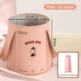 Foldable foot bath bag foot bath basin deep barrel over calf dormitory fumigation foot bath barrel household portable foot bath - V.I.P Digital Presence