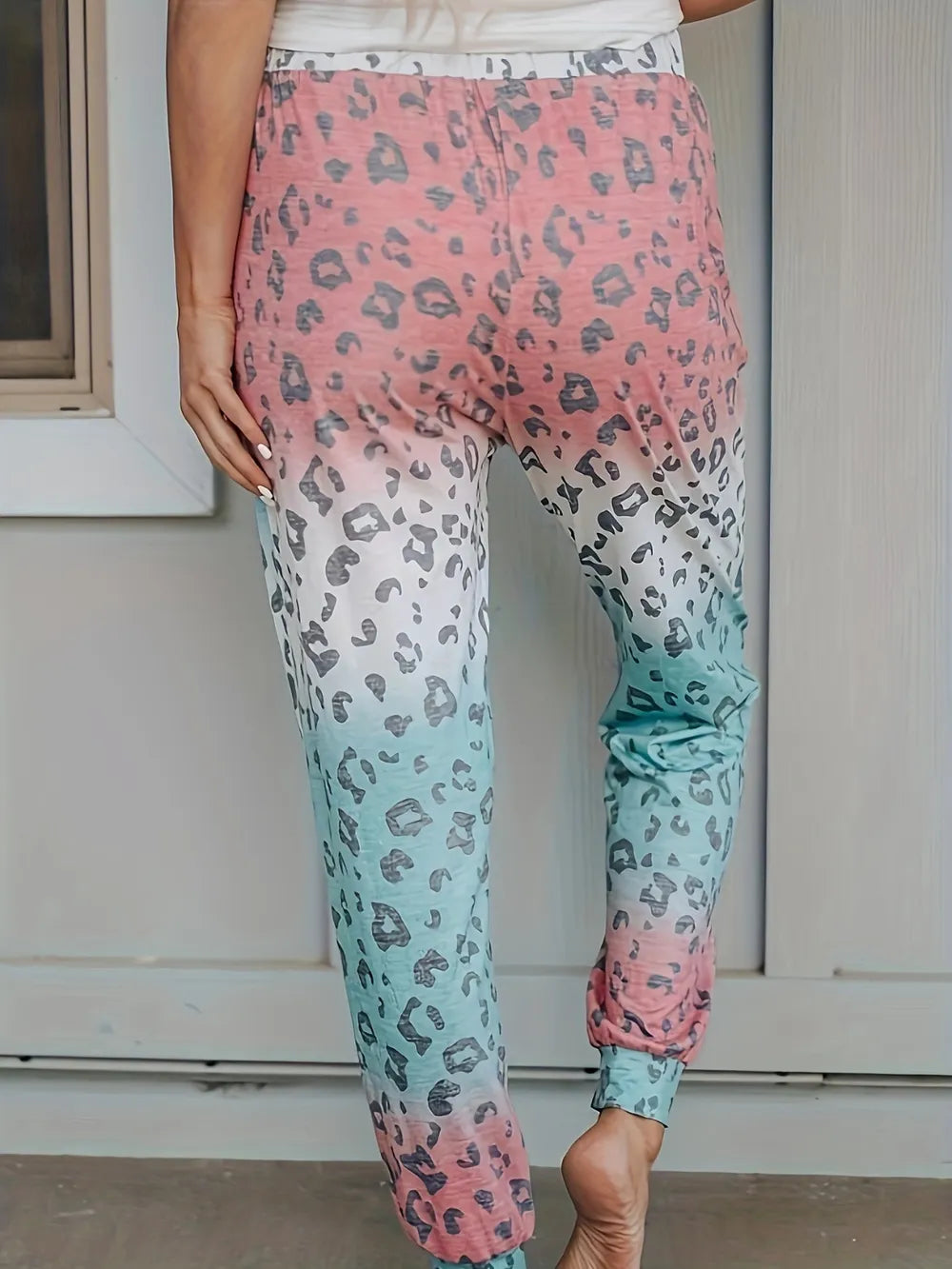 Women's autumn fashion new leopard print leggings loose fit - V.I.P Digital Presence