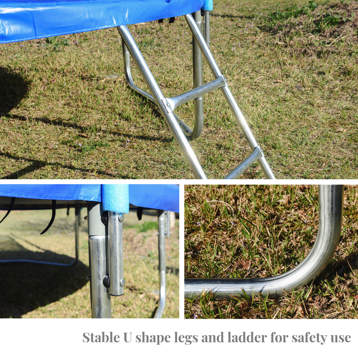 14 FT TRAMPOLINE OUTSIDE SAFETY NET WITH BASKETBALL HOOP - V.I.P Digital Presence