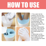 Hand Casting Kit, Three-Dimensional Hand Model Plaster Clone Model Homemade Commemorative Gift Crafts - V.I.P Digital Presence