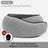 Travel Neck Pillow Memory Foam U-shaped Pillow Snail Style Travel Neck Support Portable Adjustable Soft Noon Break Sleep Pillows - V.I.P Digital Presence