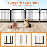 8-panel dog fence, 24 inch small dog pet fence, portable indoor pet game fence. Black, 22.2 inches wide x 23.6 inches high. - V.I.P Digital Presence