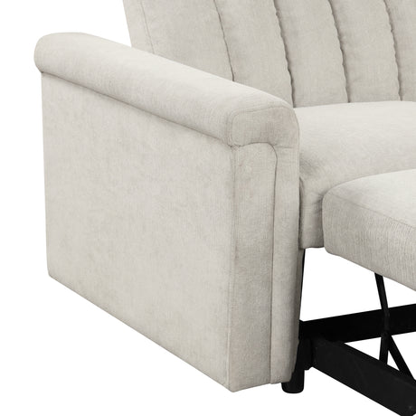 U_STYLE Convertible Soft Cushion Sofa Pull Bed ,for Two People to Sit On - V.I.P Digital Presence