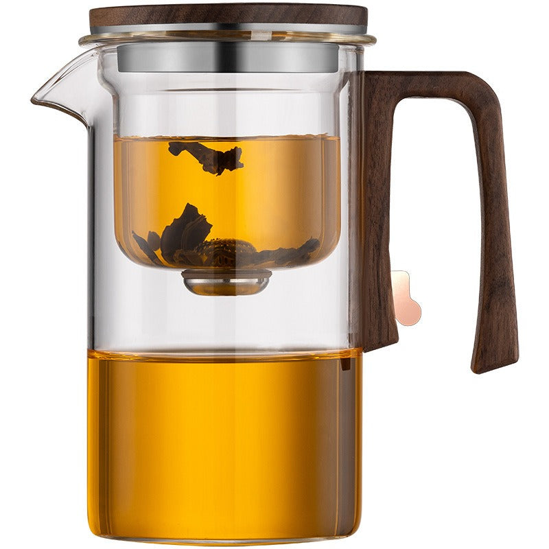 Xiaoman Waist new rodless elegant cup, one click magnetic suction filter glass tea pot, automatic tea separation tea cup - V.I.P Digital Presence