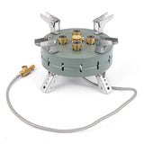 Estufas de encendido electrónico para exteriores, de alta potencia, portátiles, plegables y ajustables, para acampar y hacer senderismo.