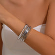 Ins exaggerated metal texture wide face bracelet with irregular personality for women Bracelet multi-layer - V.I.P Digital Presence