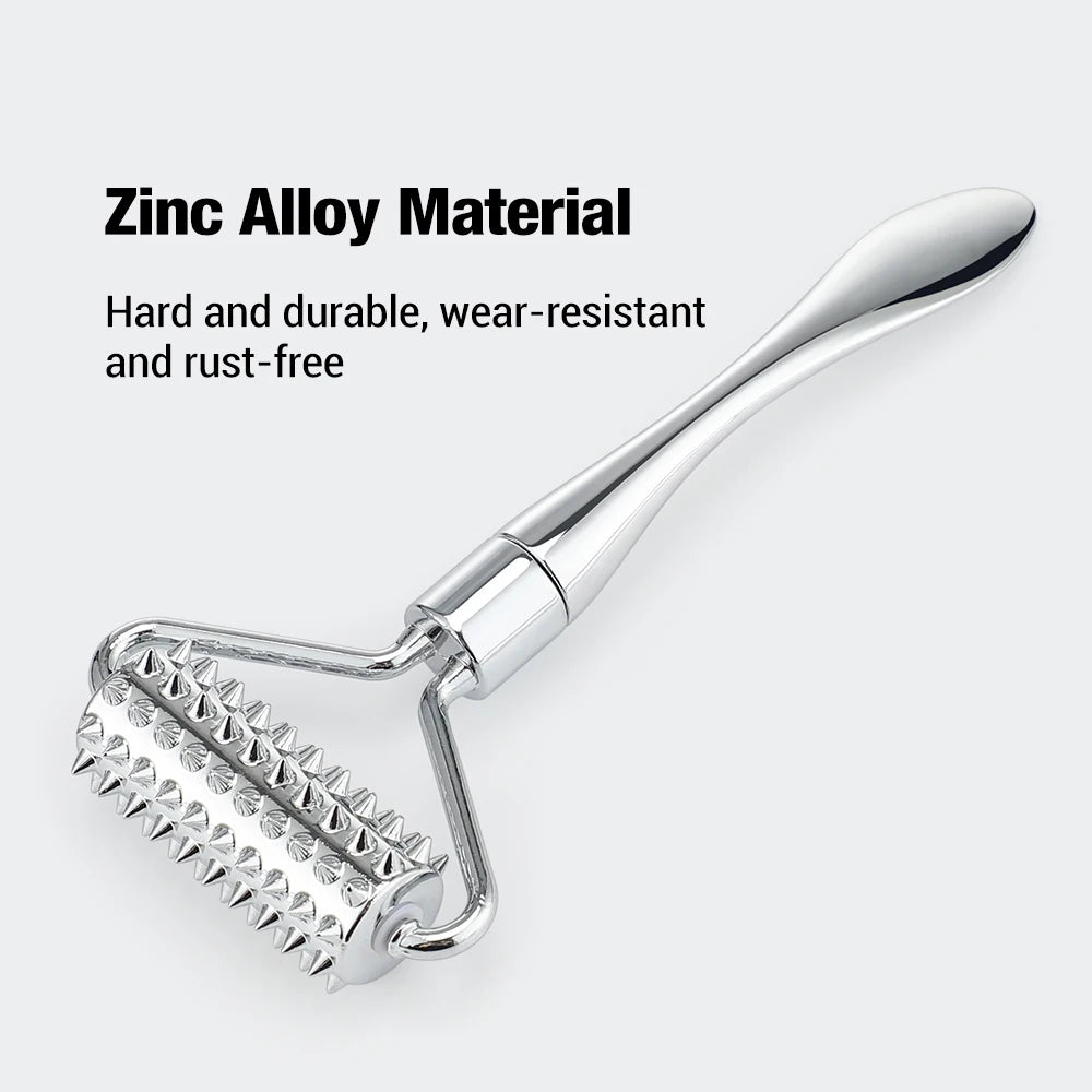 Stainless Steel Pointed Roller Spatula Massage Ball Stone Face Roller Massager To Improve Neck Facial Beauty Skin Care Tool - V.I.P Digital Presence