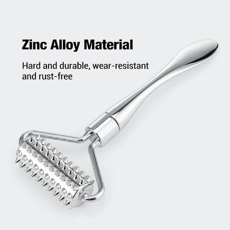 Stainless Steel Pointed Roller Spatula Massage Ball Stone Face Roller Massager To Improve Neck Facial Beauty Skin Care Tool - V.I.P Digital Presence