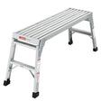 Work Platform Aluminum Portable Bench Folding Ladder ANSI Capacity 225 LBS 40" - V.I.P Digital Presence