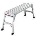 Work Platform Aluminum Portable Bench Folding Ladder ANSI Capacity 225 LBS 40" - V.I.P Digital Presence