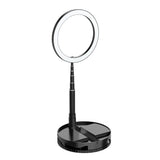 Foldable LED Ring Light Dimmable Selfie USB Ring Video Light with 1.68m Stand For Video Youtube Tiktok Makeup Flash - V.I.P Digital Presence