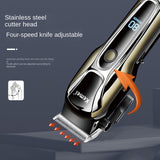 KM-1990PG Hair Clipper Electric Shaving Head High Power LCD Digital Display Electric Pushing Hair Salon Special - V.I.P Digital Presence