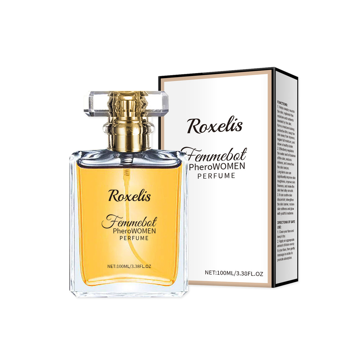 Femmebot Pherowomen Perfume, Light Elegant Exudes Fresh Niche Lovers Dating Portable Charm Perfume - V.I.P Digital Presence