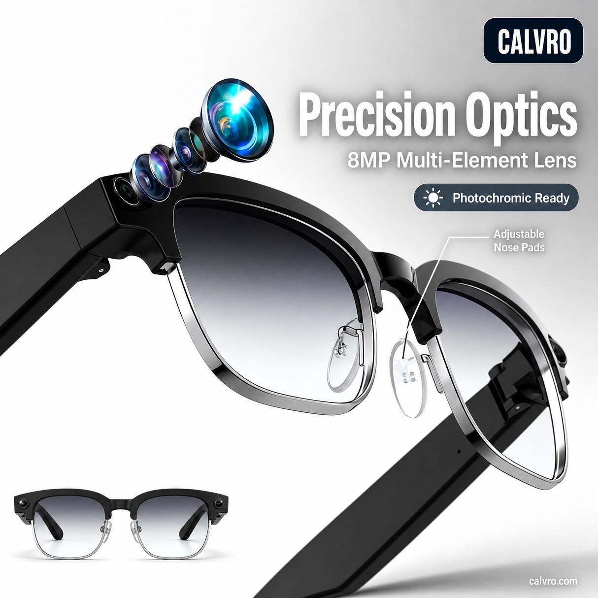 Smart AI Camera Glasses