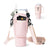 Water Bottle Carrier Bag with Phone Pocket for Stanley 40oz Tumbler with Handle Neoprene Water Bottle Holder Pouch - V.I.P Digital Presence