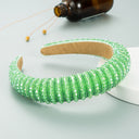 Hair Hoop Hand-woven Beaded Head Hoop Female Baroque Sponge Hair Bundle Korean Face Wash Hair Accessories - V.I.P Digital Presence