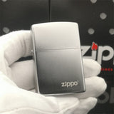 Zippo Treasure Lighter Chrome Matte Logo 205ZL - V.I.P Digital Presence