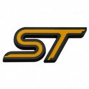 3D metal car stickers, ST badges, badges, decals, Ford Focus 2, 3, Mondeo, FI.C. Kuga, Mk1, Mk2, Mk3, Mk7 front grille decoratio - V.I.P Digital Presence