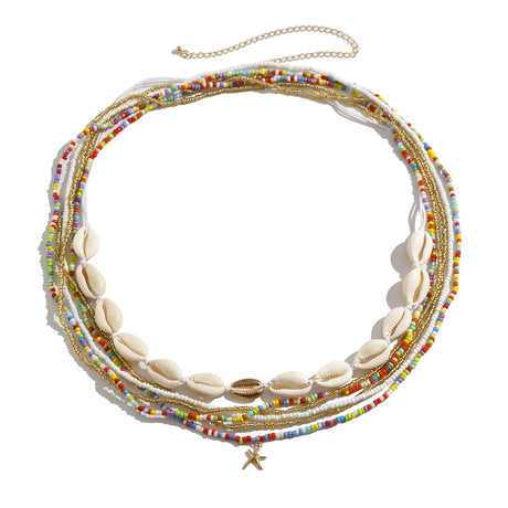 Mermaid Princess Shell Beads Waist Chain Beach Ocean Wind Waist Chain Starfish Body Chain - V.I.P Digital Presence