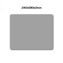 Aluminum Alloy Smooth Mouse Pad 240x180/300mm Hard Metal Slim Desk Mat Rubber Anti-slip Bottom Speed Control Mousepad For Gaming - V.I.P Digital Presence