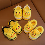 Winter children's cotton slippers, cute cartoon home for girls, warm and non slip indoor and outdoor baby cotton shoes, parent-child shoes, winter - V.I.P Digital Presence
